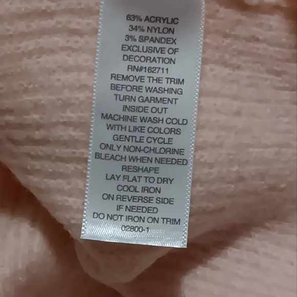 Liz Claiborne Women Vneck Sweater Button Down Pink SzXL - Picture 7 of 11